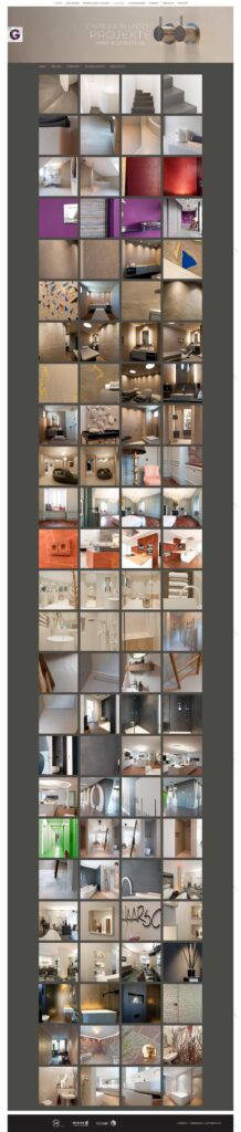 Eine Collage aus modernen Innenarchitektur-Fotos, die dekorierte Räume, Kunstinstallationen und stilvolle Details in einem hohen Raster-Layout zeigt - die perfekte Inspiration für Webdesign Aachen oder jedes kreative Wordpress Aachen-Projekt.