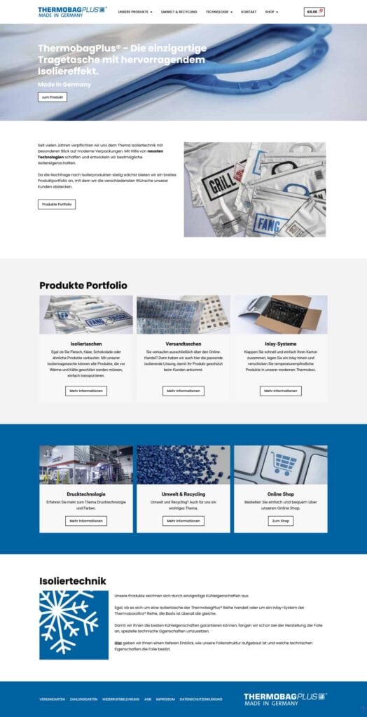 Hochwertige Isoliertaschen für ThermobagPlus.