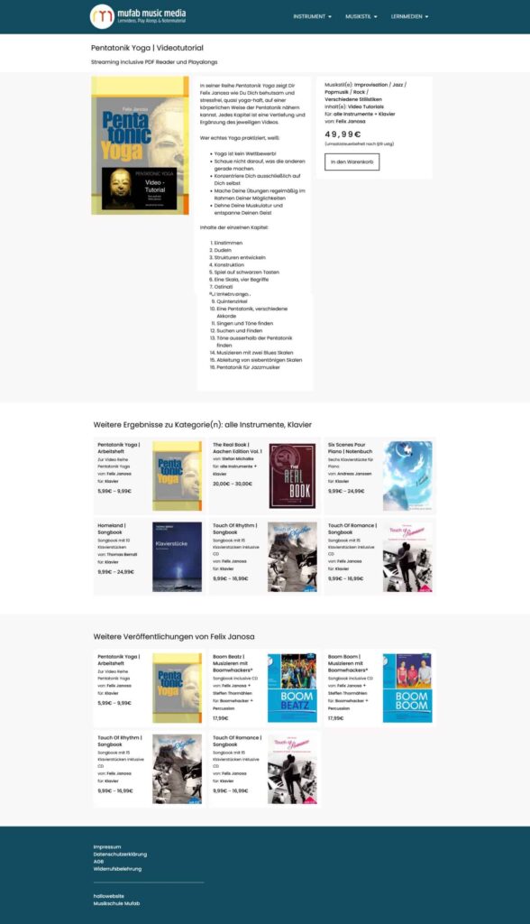 Hochwertiges Yoga Videotraining zum Pentatonik Yoga, inklusive PDF und Playbacks, für Anfänger und Fortgeschrittene.