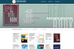 Notenmaterial für Musikstudenten und Musiker.