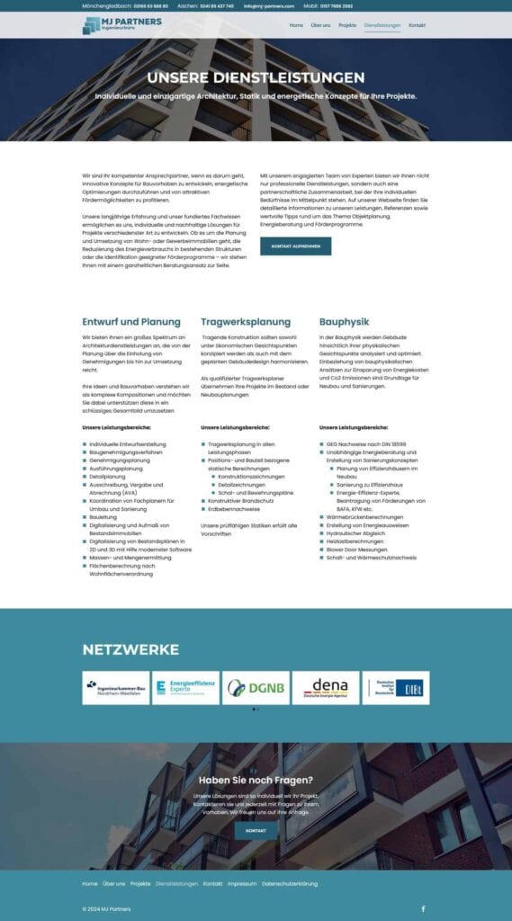 Attraktives Gebäude mit energieeffizienter Bauweise und modernem Design. Professionelle Energie- und Gebäudekonzepte.