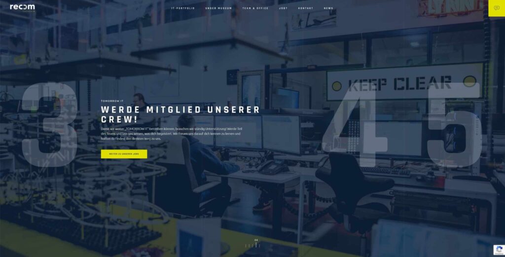 Modernes IT-Team in einer Technologie-Startup-Umgebung.