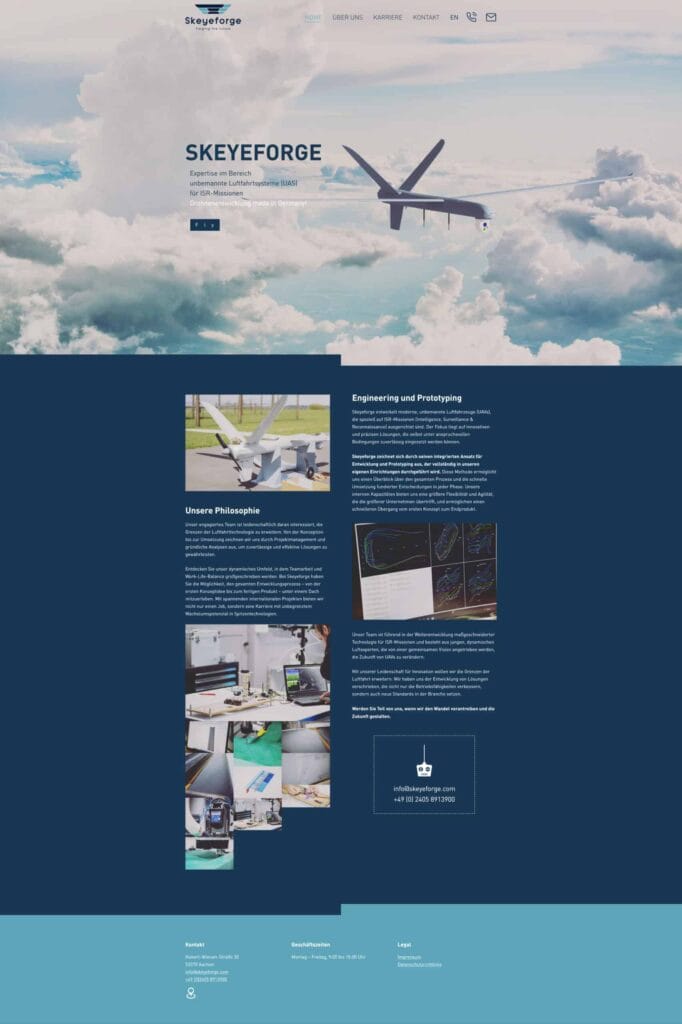 Höchste Qualität bei unbemannten Luftfahrtsystemen in Deutschland.