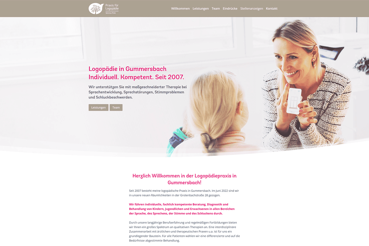 Logopädie Pink